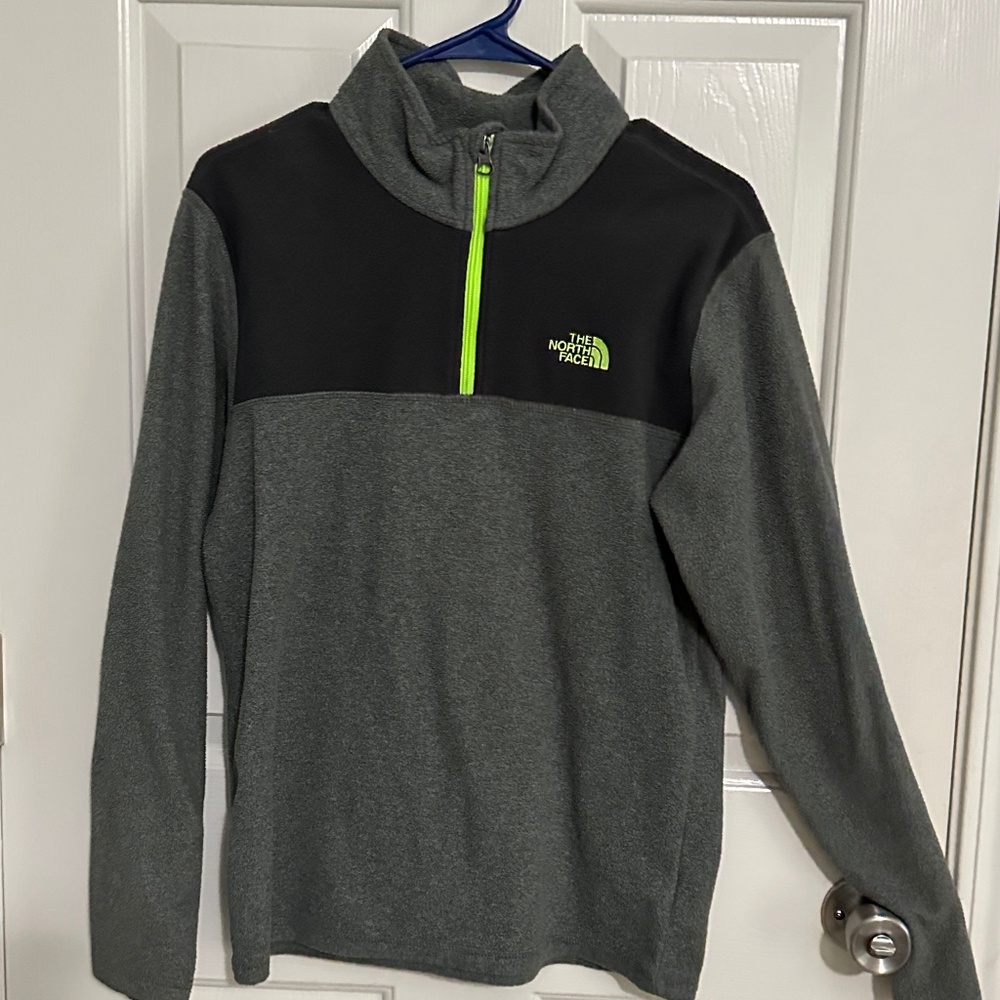 Northface Youth Boys Quarter Zip Fleece - Size XL